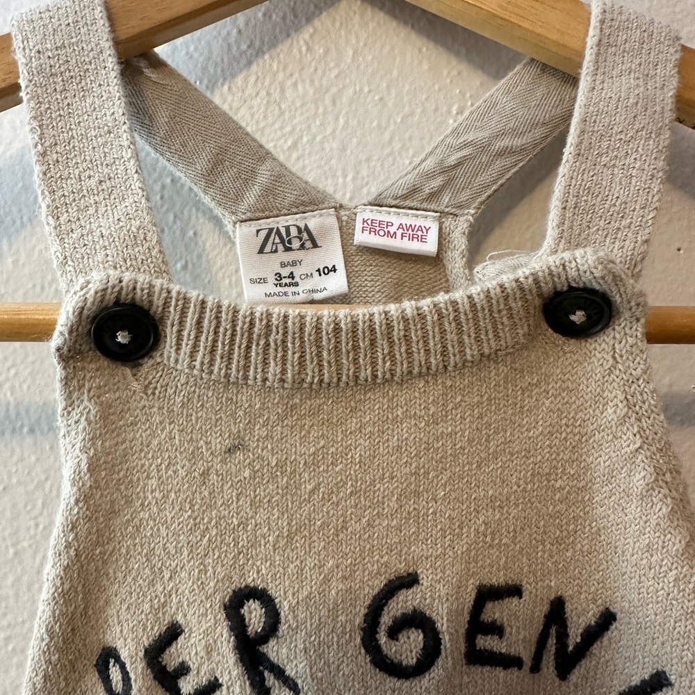Zara Super Genius Knit Overalls - Picture 7 of 11